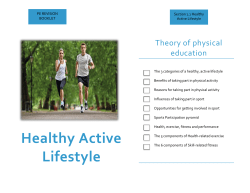 Healthy Active Lifestyle