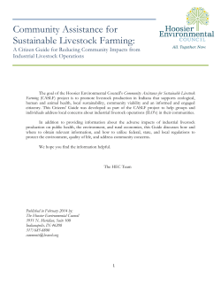 CAFO Workshop Education Materials