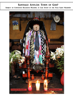 7.4 Santiago Atitl&aacute;n: town of God?