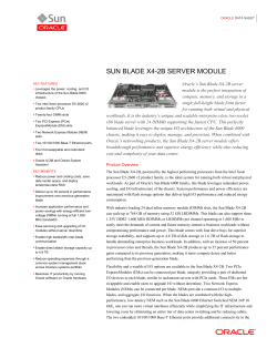 Oracle Sun Blade X4-2B