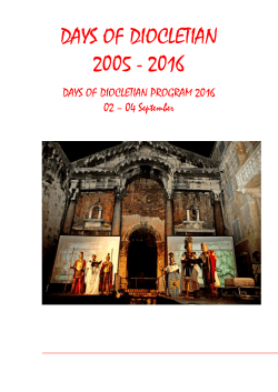 DAYS OF DIOCLETIAN 2005