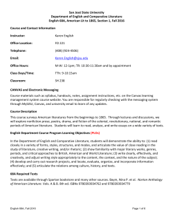English - San Jose State University