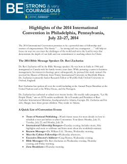 Highlights of the 2014 International Convention in Philadelphia
