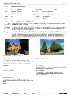 Data Collection Sheet