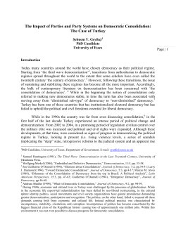 The Impact of Parties and Party Systems on Democratic