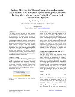 Factors Affecting the Thermal Insulation and Abrasion Resistance of