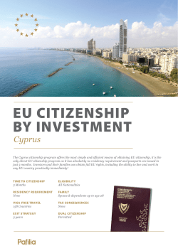 citizenship by investment 2015 sf
