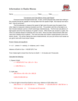 Information in Radio Waves