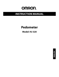 Pedometer - Omron Healthcare