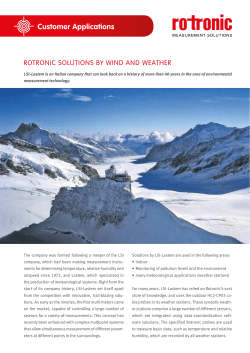 LSI-Lastem - Customer Application (Meteo)