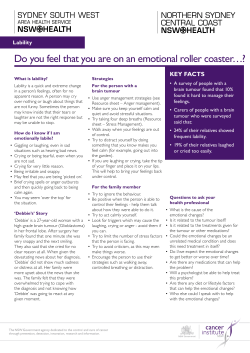 Do you feel that you are on an emotional roller coaster&hellip;?