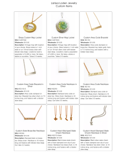 Larissa Loden Jewelry Custom Items