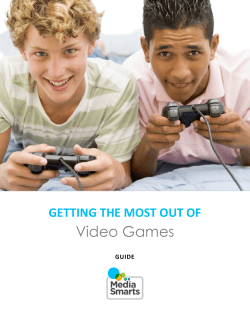 Getting the Most Out of Video Games Guide