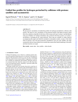 Unified line profiles for hydrogen perturbed by collisions
