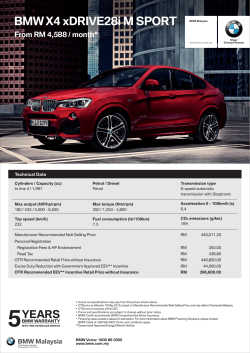 BMW X4 xDRIVE28i M SPORT