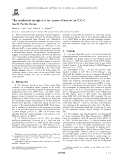The continental margin is a key source of iron to the