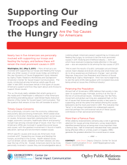 Supporting Our Troops and Feeding the Hungry