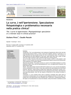 La curva J nell&acirc;&euro;&trade;ipertensione. Speculazione fisiopatologica o