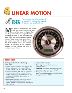 2 Linear Motion - Van Buren Public Schools