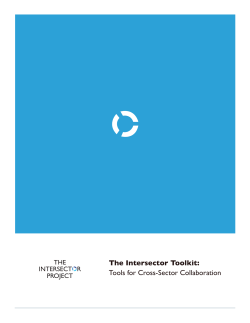 The Intersector Toolkit: Tools for Cross