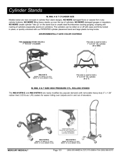 Cylinder Stands - Mercury Medical