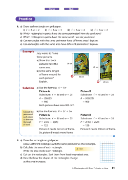 Pg. 51-52 #1, 4