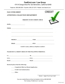 FES forms FORMS.indd - Fast Eviction Service