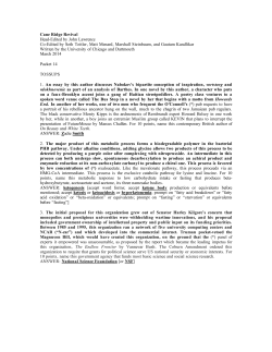 CRR Packet 14 - Collegiate Quiz Bowl Packet Archive