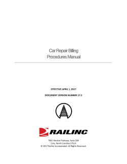 Car Repair Billing Procedures Manual