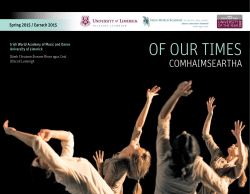 of our times - Blas &ndash; International Summer School