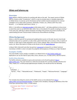 OData and Schema.org
