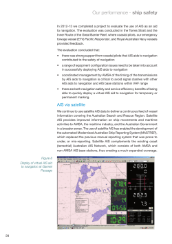 28 non-AMSA AIS base stations, thus creating a much expanded