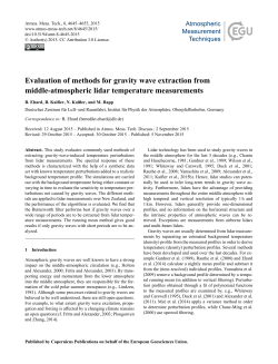 Evaluation of methods for gravity wave extraction from middle