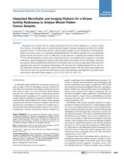 Integrated Microfluidic and Imaging Platform for a