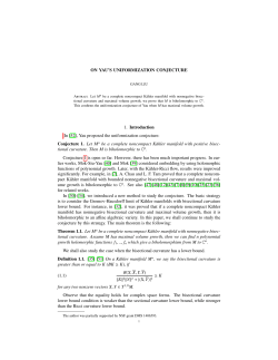 arxiv - Department of Mathematics