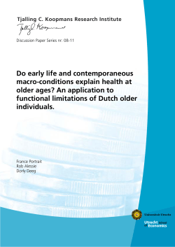 Do early life and contemporaneous macro