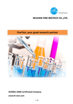 WUHAN FINE BIOTECH CO.,LTD. FineTest, your good