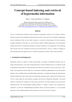 Concept-based indexing and retrieval of