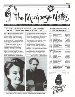 Newsletter-1989-June - Mariposa Folk Festival