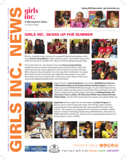 Spring Newsletter 2016