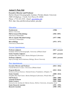 cv - Florida Atlantic University