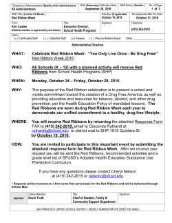 Red Ribbon Week