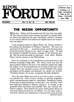 the nixon opportunity