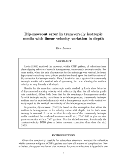 Dip-moveout error in transversely isotropic media with linear velocity