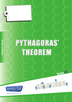 Pythagoras` Theorem