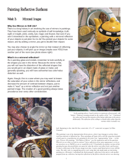 Mirrored Images.pmd - The Watercolor Learning Center