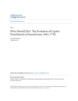 Who Should Die?: The Evolution of Capital