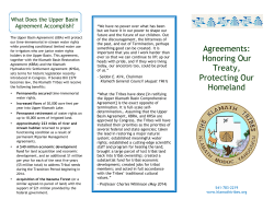 The Klamath Basin Agreements: Honoring Our Treaty, Protecting