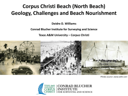 Corpus Christi Beach - Conrad Blucher Institute