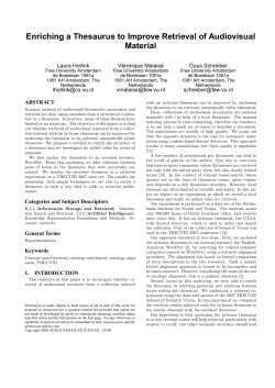 Enriching a Thesaurus to Improve Retrieval of Audiovisual Material